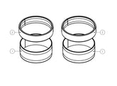 WP FORK REPAIR BUSHING KIT 35MM (RP10006T)